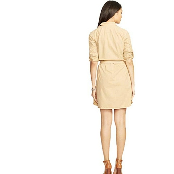 Lauren Ralph Lauren | Twill Shirt Dress - Picture 2 of 8